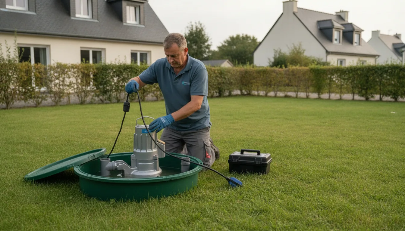 Dépannage pompe de relevage Lanvéoc – méthode / geste technique